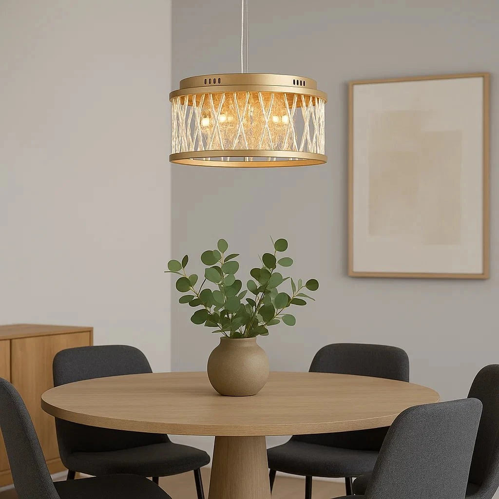 Lights  -  Dortmund 3 Light Pendant Light - Gold  -  60450786