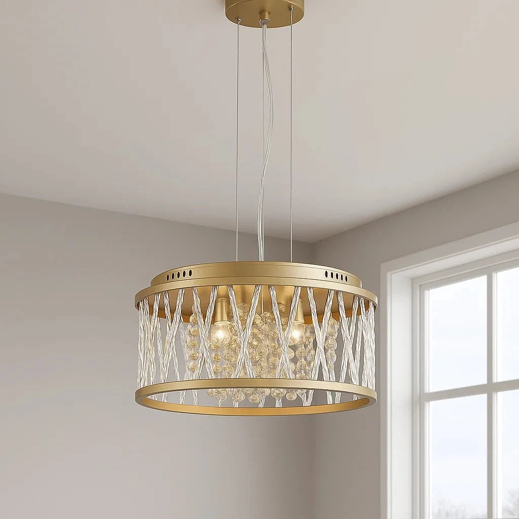Lights  -  Dortmund 3 Light Pendant Light - Gold  -  60450786