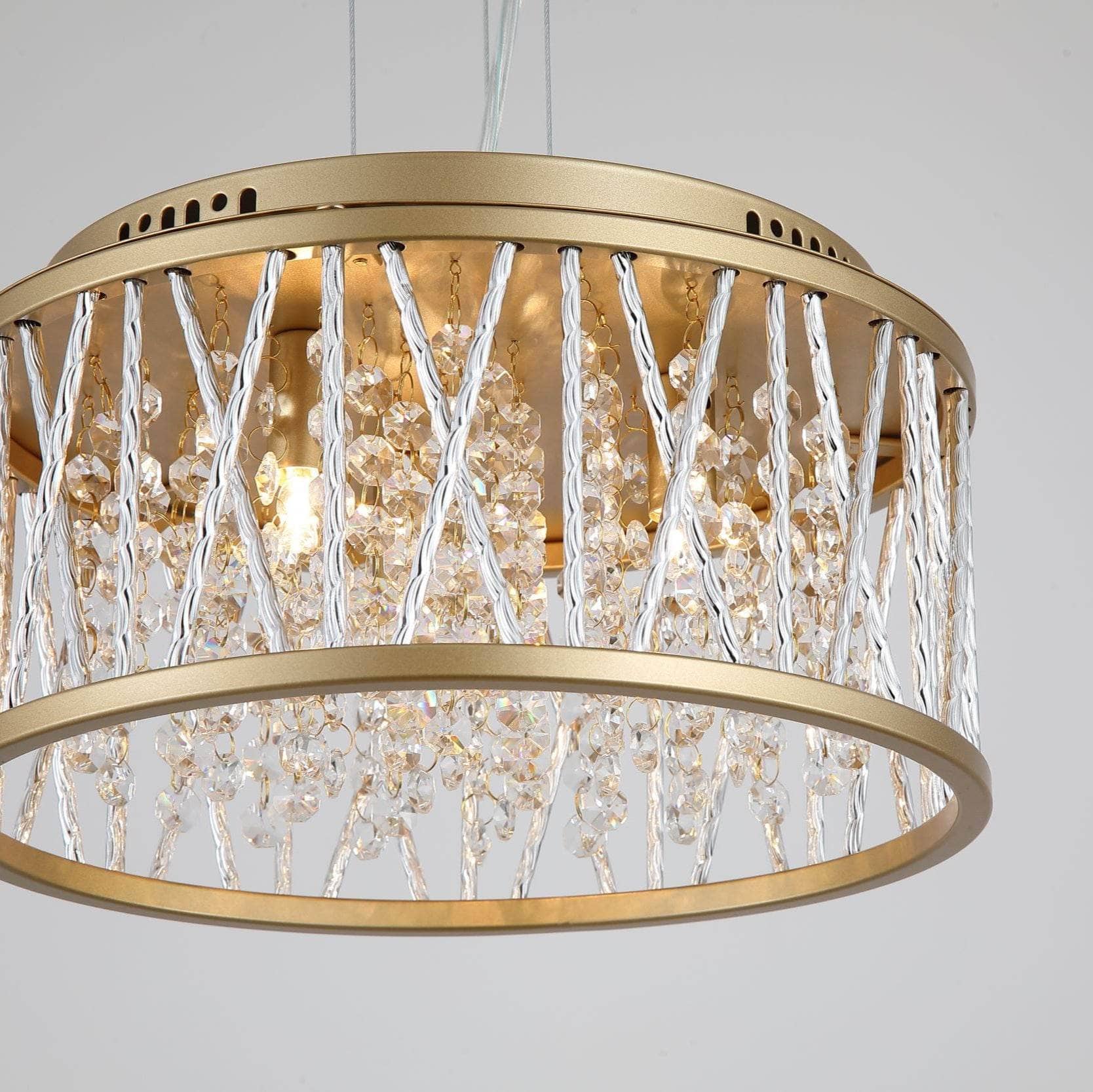 Lights  -  Dortmund 3 Light Pendant Light - Gold  -  60450786
