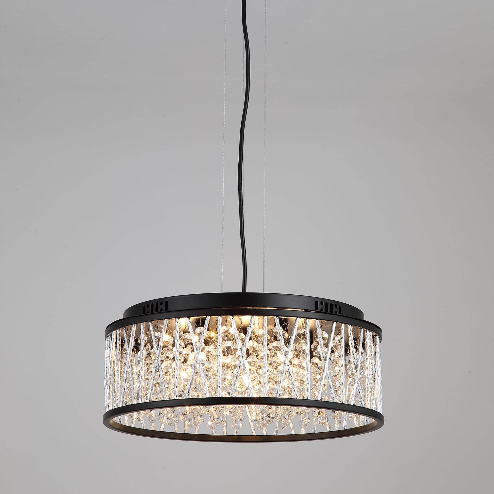 Lights  -  Dortmund 6 Light Pendant Light - Black  -  60450788