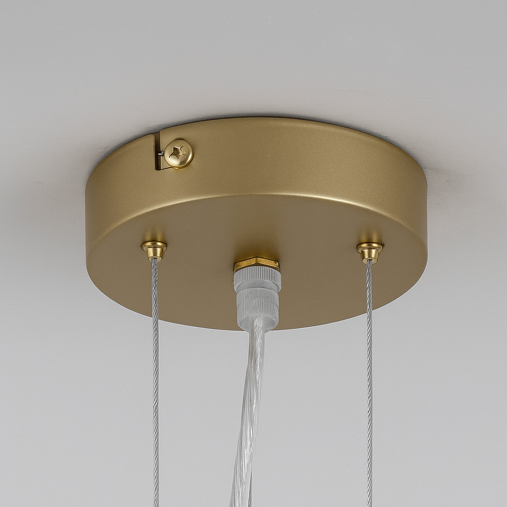 Lights  -  Dortmund 6 Light Pendant Light - Gold  -  60450789