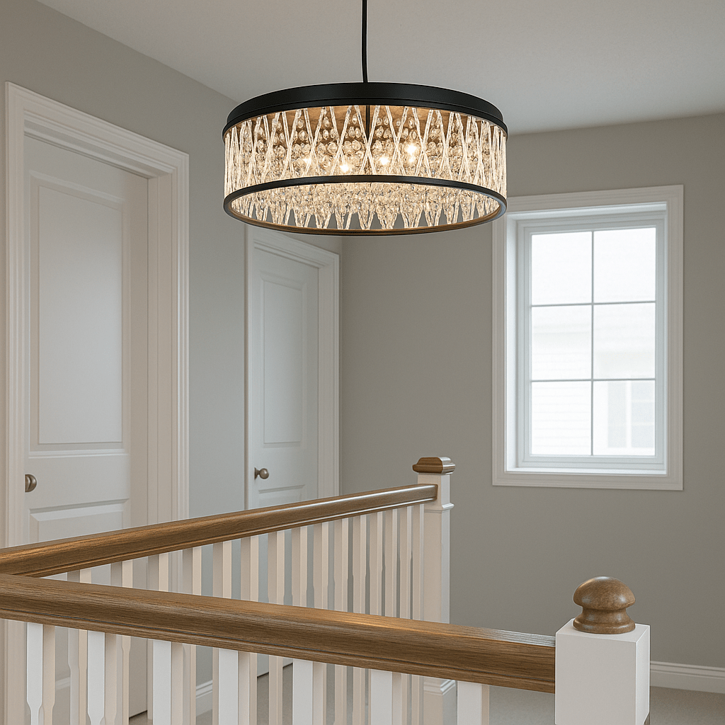 Lights  -  Dortmund 9 Light Pendant Light - Black  -  60450791