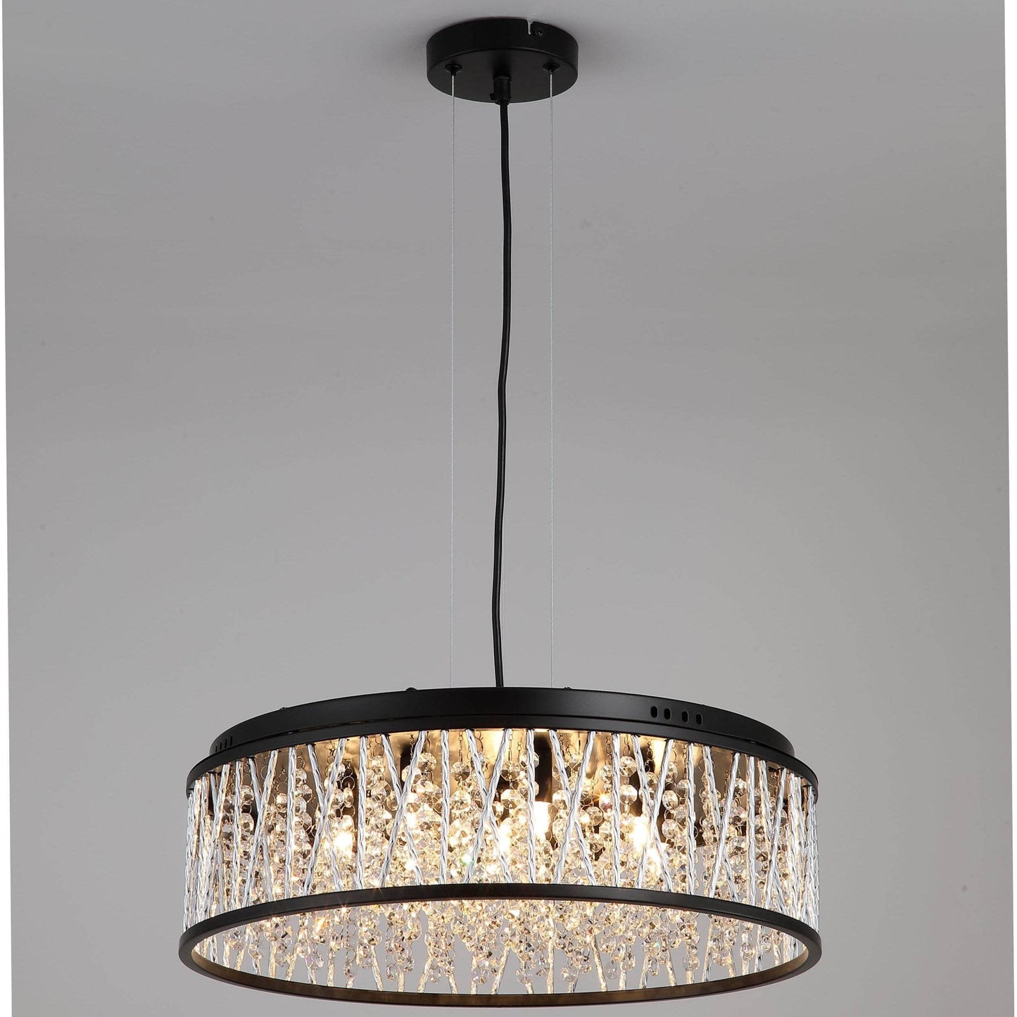 Lights  -  Dortmund 9 Light Pendant Light - Black  -  60450791