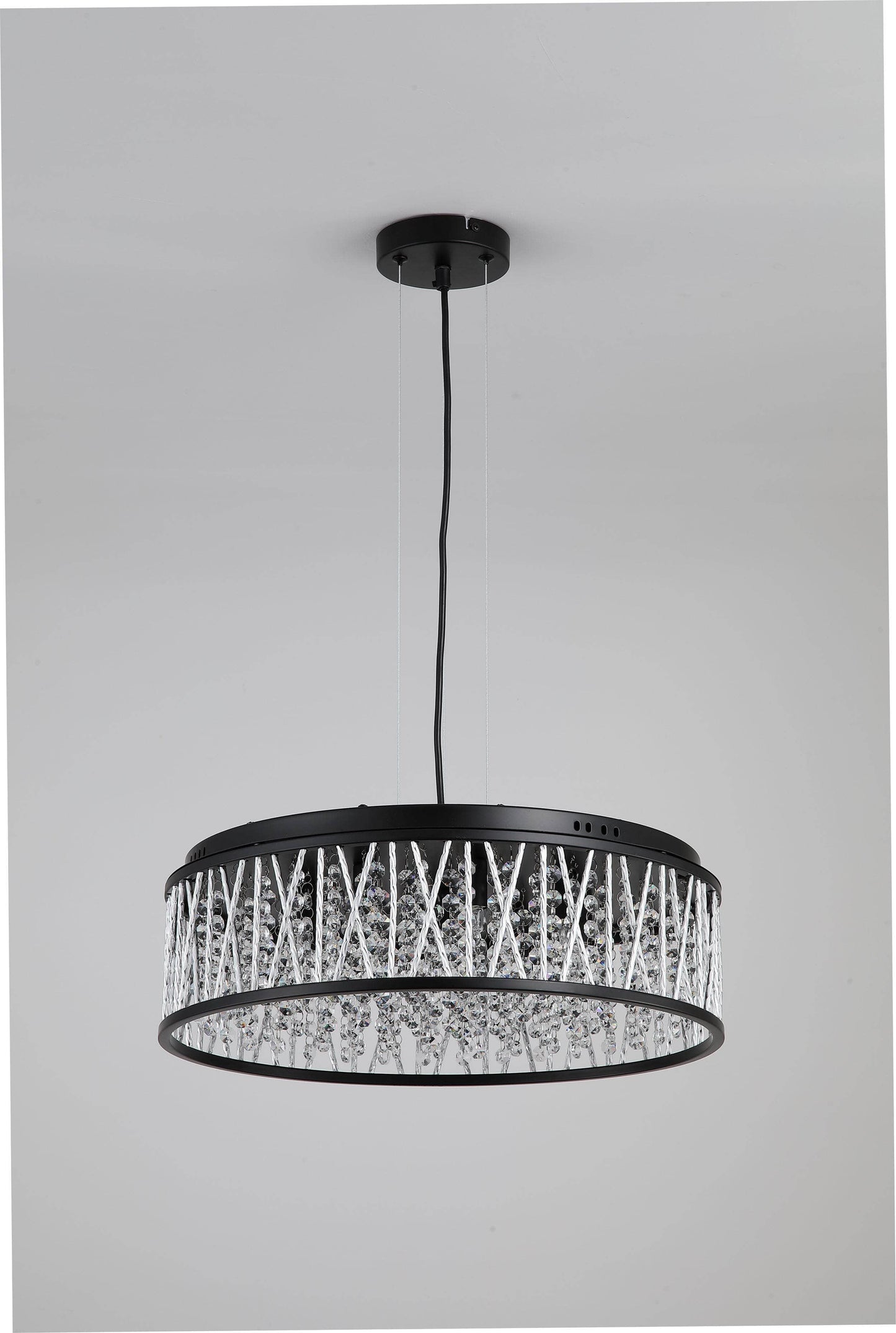 Lights  -  Dortmund 9 Light Pendant Light - Black  -  60450791