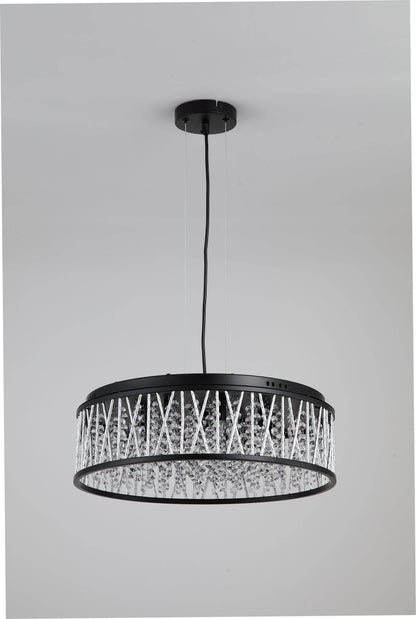 Lights  -  Dortmund 9 Light Pendant Light - Black  -  60450791