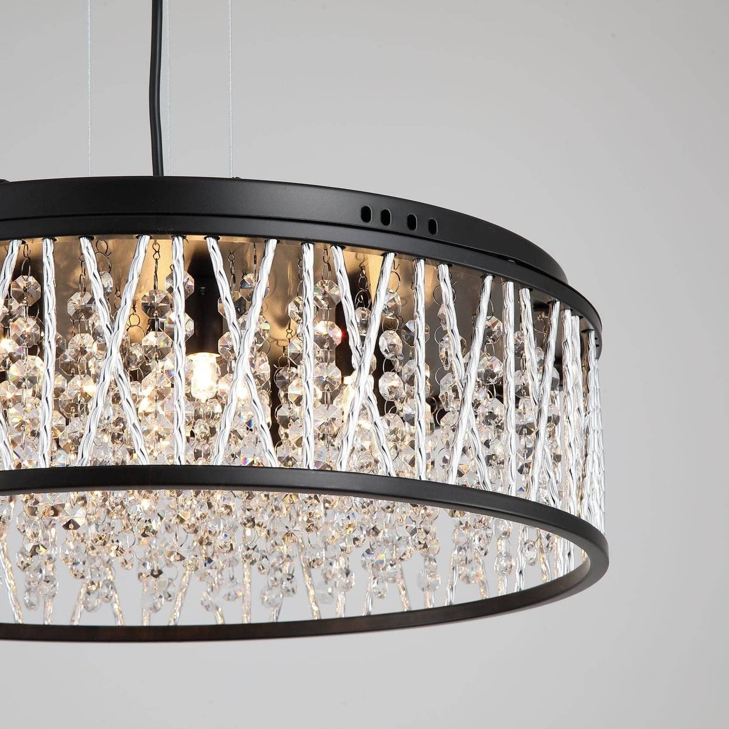 Lights  -  Dortmund 9 Light Pendant Light - Black  -  60450791