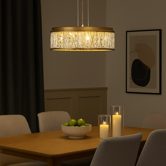 Lights  -  Dortmund 9 Light Pendant Light - Gold  -  60450792