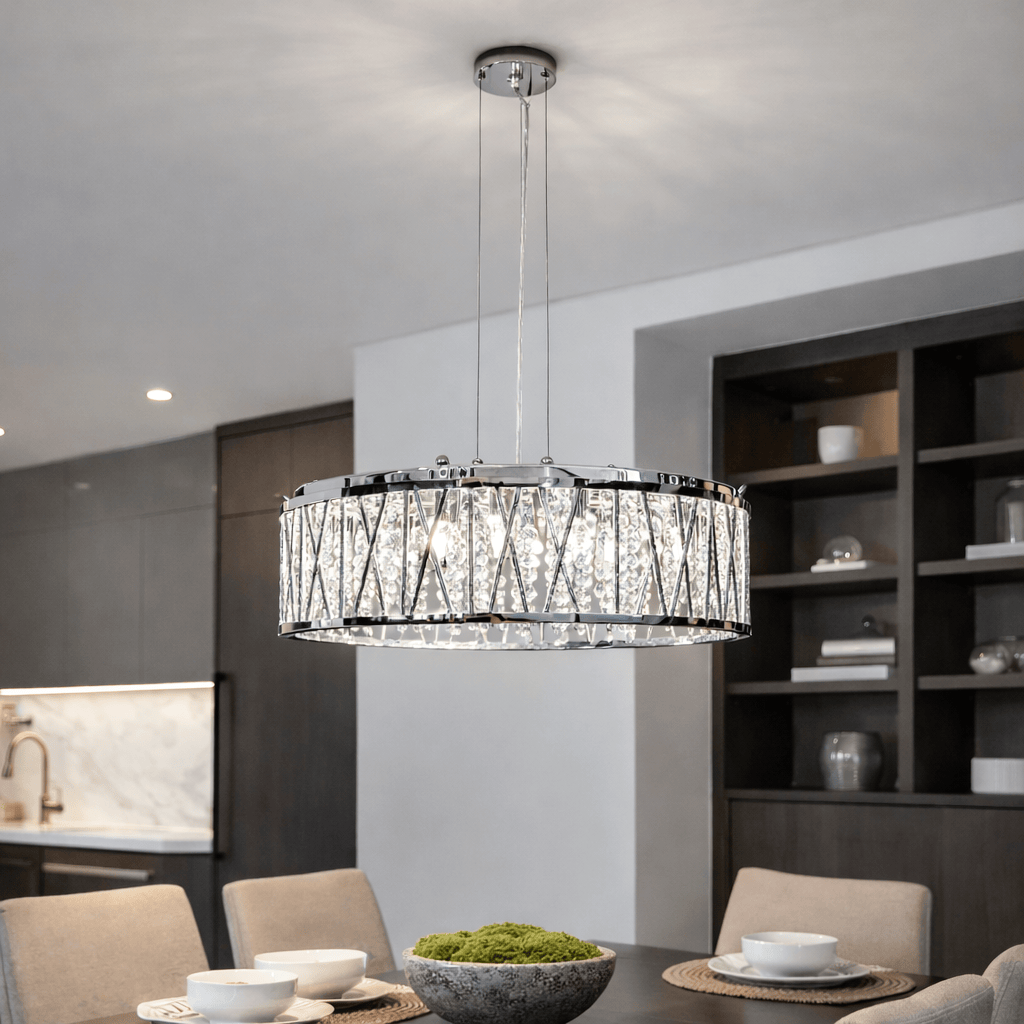 Lights  -  Dortmund 9 Light Pendant Light - Chrome  -  60450793