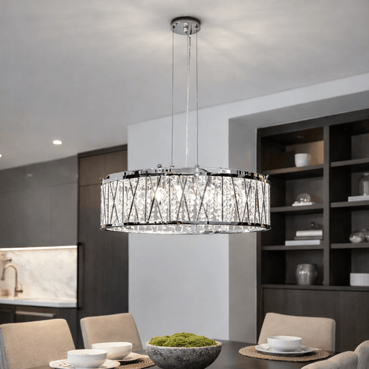 Lights  -  Dortmund 9 Light Pendant Light - Chrome  -  60450793