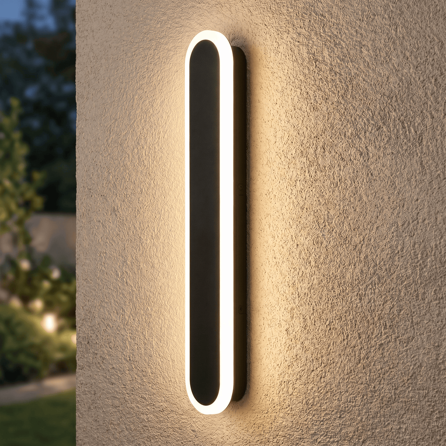 Lights  -  Freiberg LED Outdoor Wall Light - Black  -  60450794