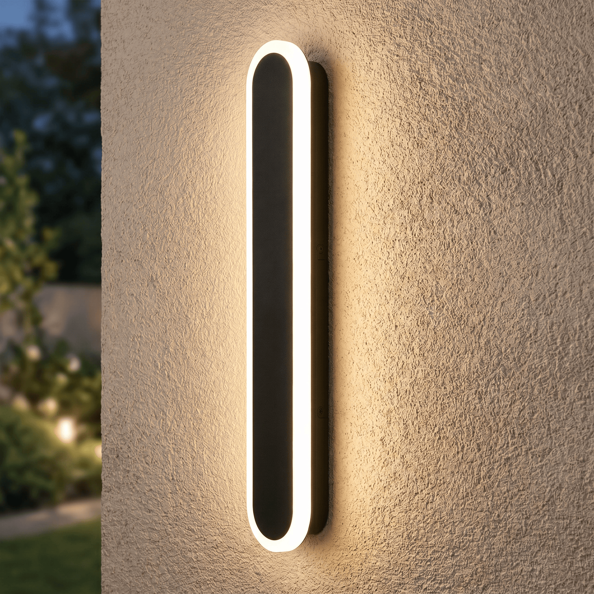 Lights  -  Freiberg LED Outdoor Wall Light - Black  -  60450794