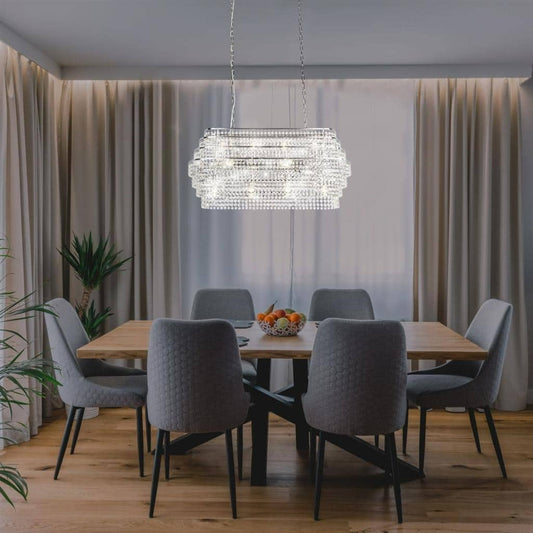 light  -  Mainz 12 Light Pendant Light - Chrome  -  60450796