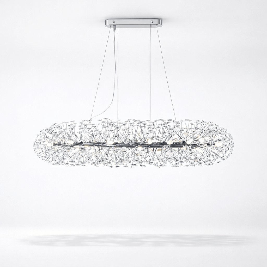 Lights  -  Mainz 18 Light Oval Pendant Light - Chrome  -  60450798