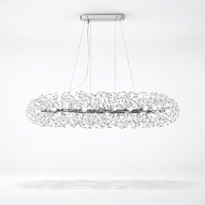Lights  -  Mainz 18 Light Oval Pendant Light - Chrome  -  60450798