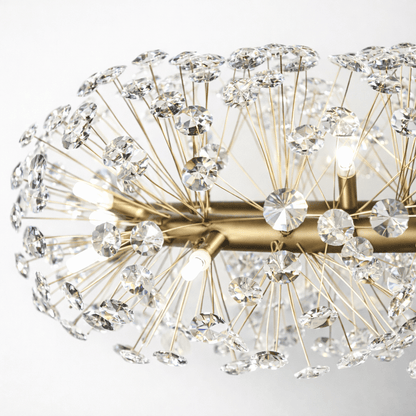 Lights  -  Mainz 18 Light Oval Pendant Light - Gold  -  60450799