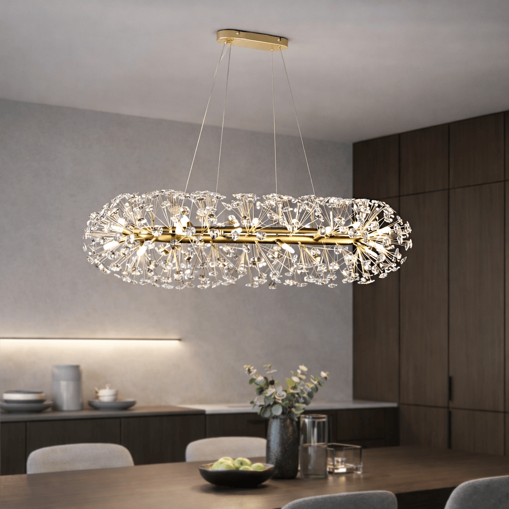 Lights  -  Mainz 18 Light Oval Pendant Light - Gold  -  60450799