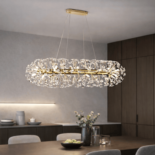 Lights  -  Mainz 18 Light Oval Pendant Light - Gold  -  60450799