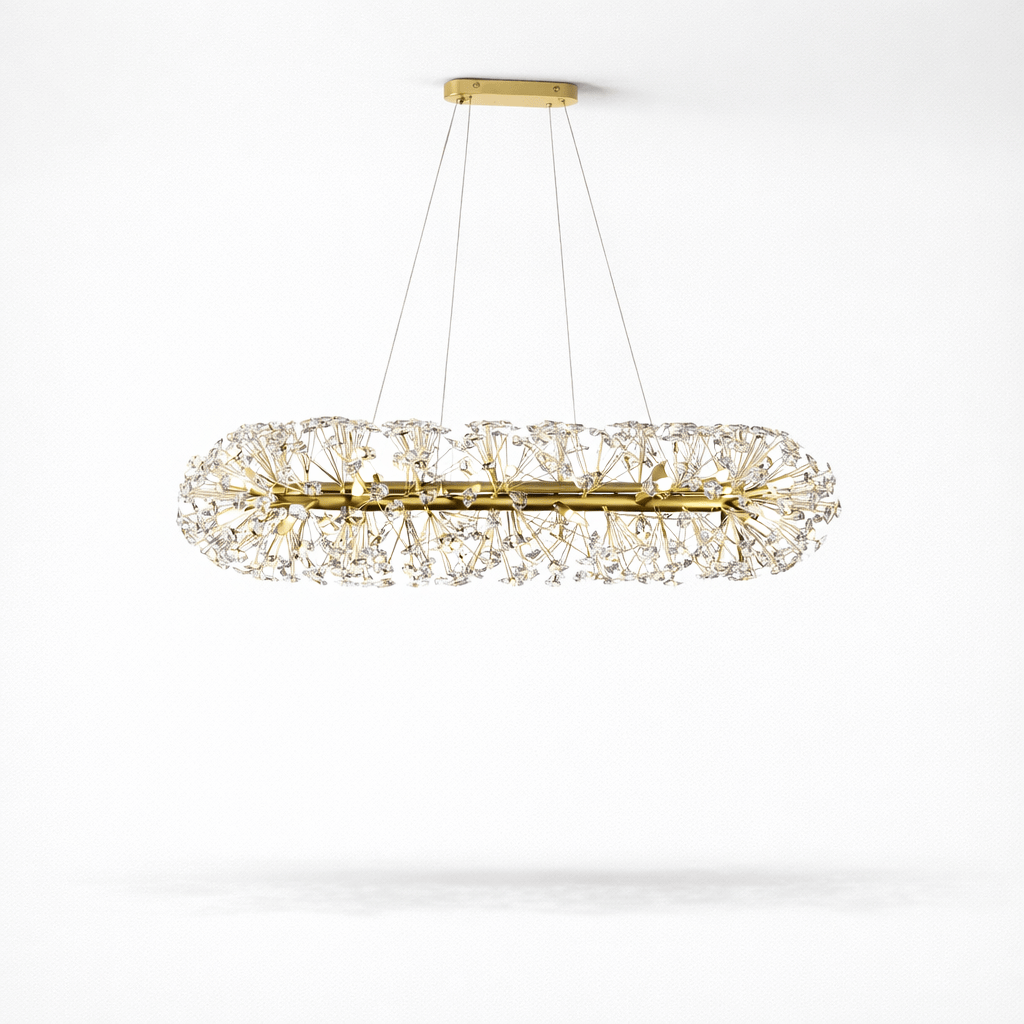 Lights  -  Mainz 18 Light Oval Pendant Light - Gold  -  60450799