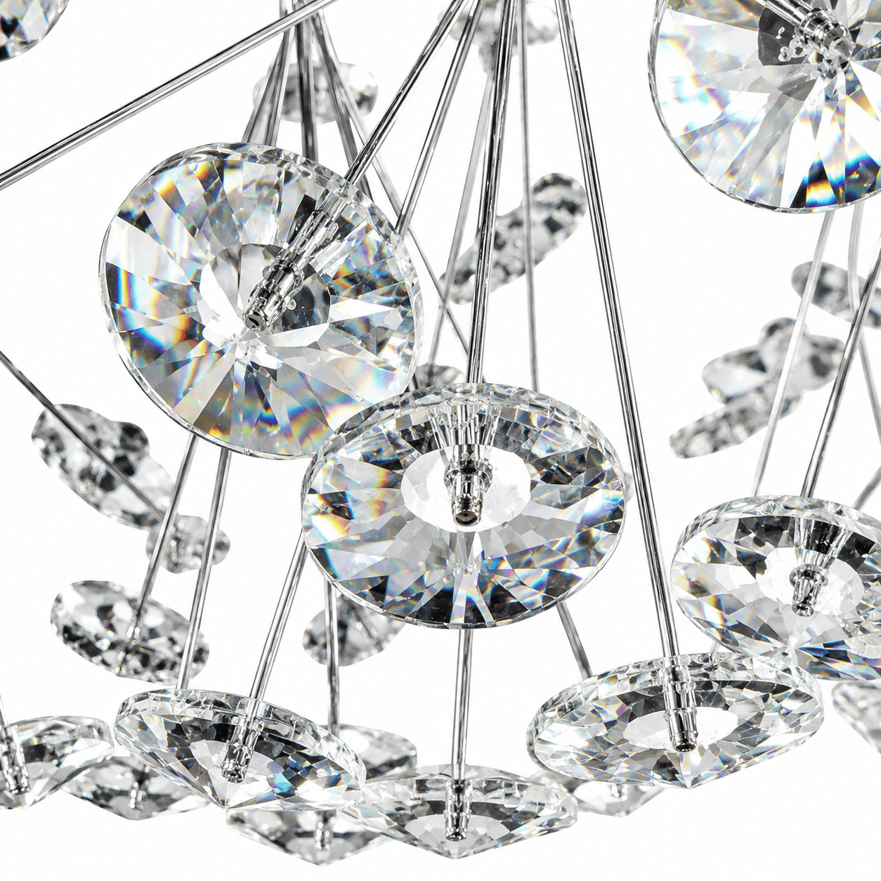 Lights  -  Mainz 24 Light Oval Pendant Ceiling Light - Chrome  -  60450800