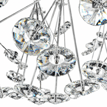 Lights  -  Mainz 24 Light Oval Pendant Ceiling Light - Chrome  -  60450800