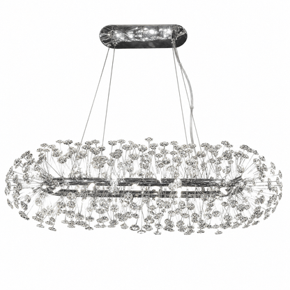 Lights  -  Mainz 24 Light Oval Pendant Ceiling Light - Chrome  -  60450800