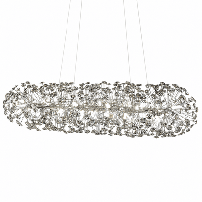 Lights  -  Mainz 24 Light Oval Pendant Ceiling Light - Chrome  -  60450800