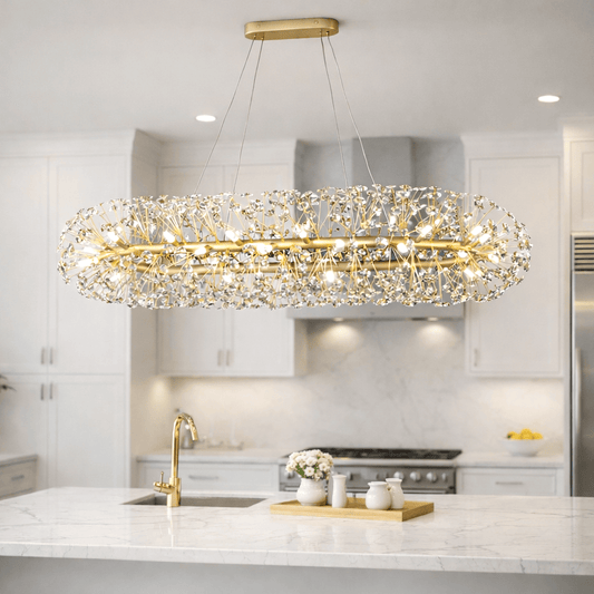 Lights  -  Mainz 24 Light Oval Pendant Light - Gold  -  60450801