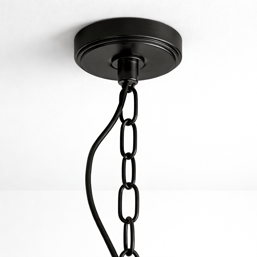 Lights  -  Leipzig 1 Light Pendant Light - Black  -  60450802
