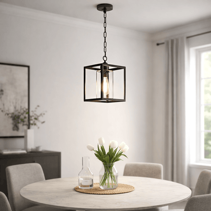 Lights  -  Leipzig 1 Light Pendant Light - Black  -  60450802