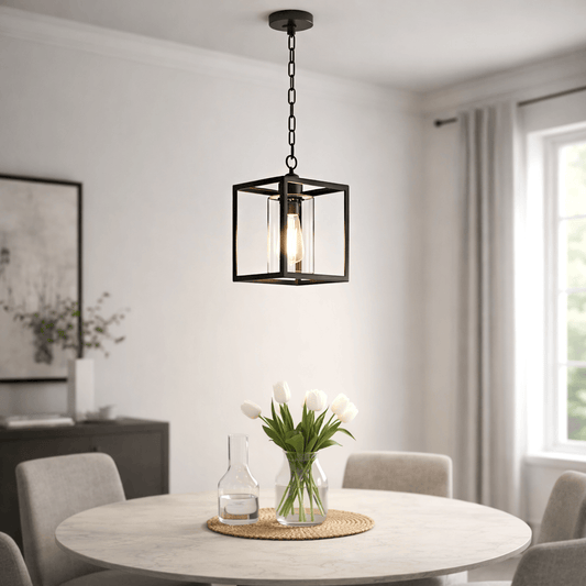 Lights  -  Leipzig 1 Light Pendant Light - Black  -  60450802