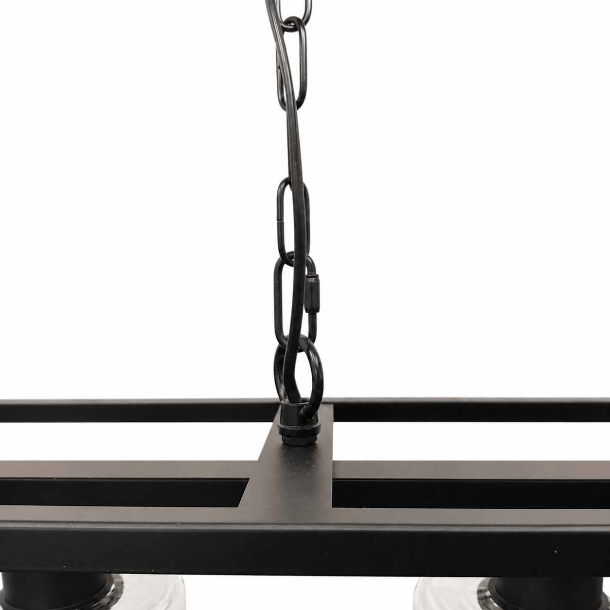 Lights  -  Leipzig 4 Light Pendant Ceiling Light - Black  -  60450803
