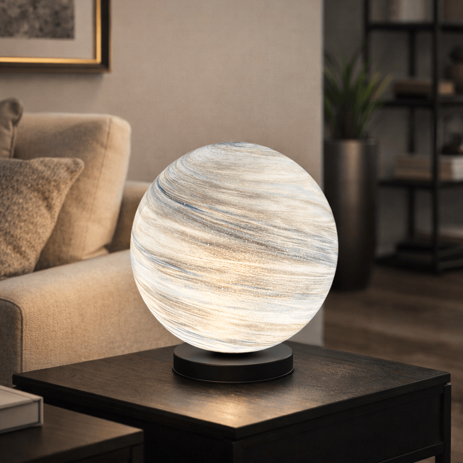 Lights  -  Hanover 1 Light Table Lamp - Blue & Black  -  60450804