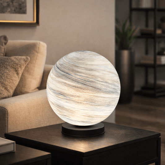 Lights  -  Hanover 1 Light Table Lamp - Blue & Black  -  60450804