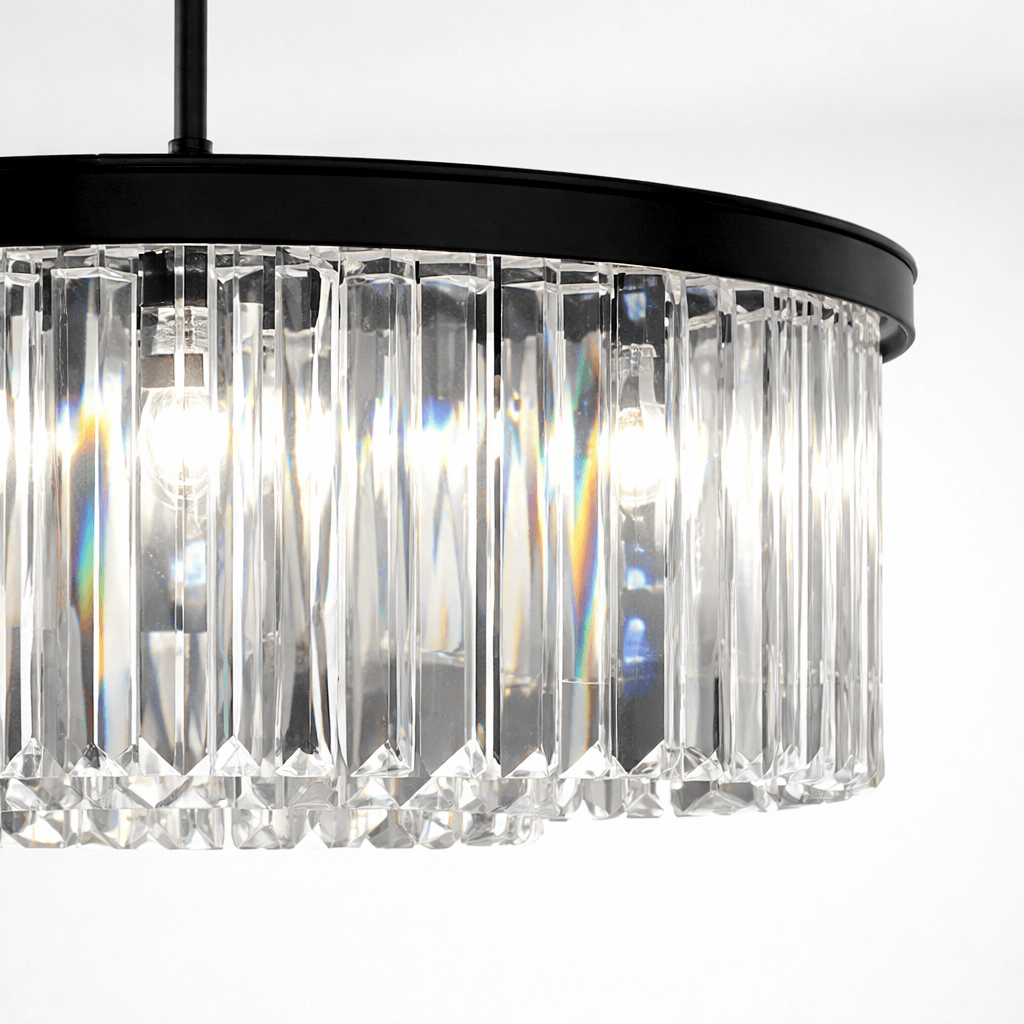 Lights  -  Cologne 6 Light Pendant Ceiling Light - Black  -  60450809