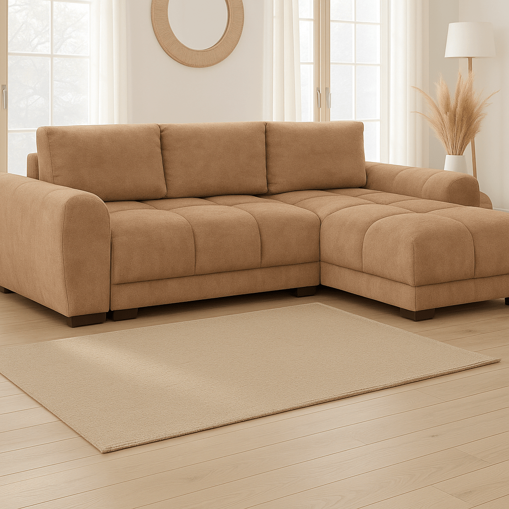 Furniture  -  Baltimore Corner Sofabed - Mocha  -  60450811