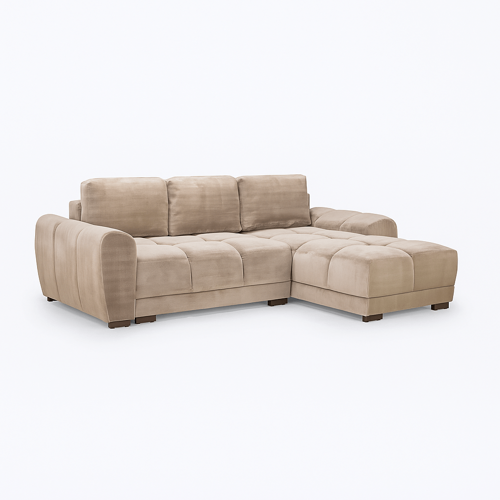 Furniture  -  Baltimore Corner Sofabed - Mocha  -  60450811