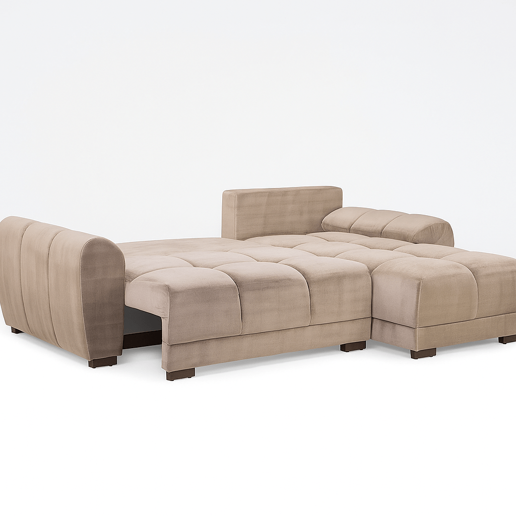 Furniture  -  Baltimore Corner Sofabed - Mocha  -  60450811