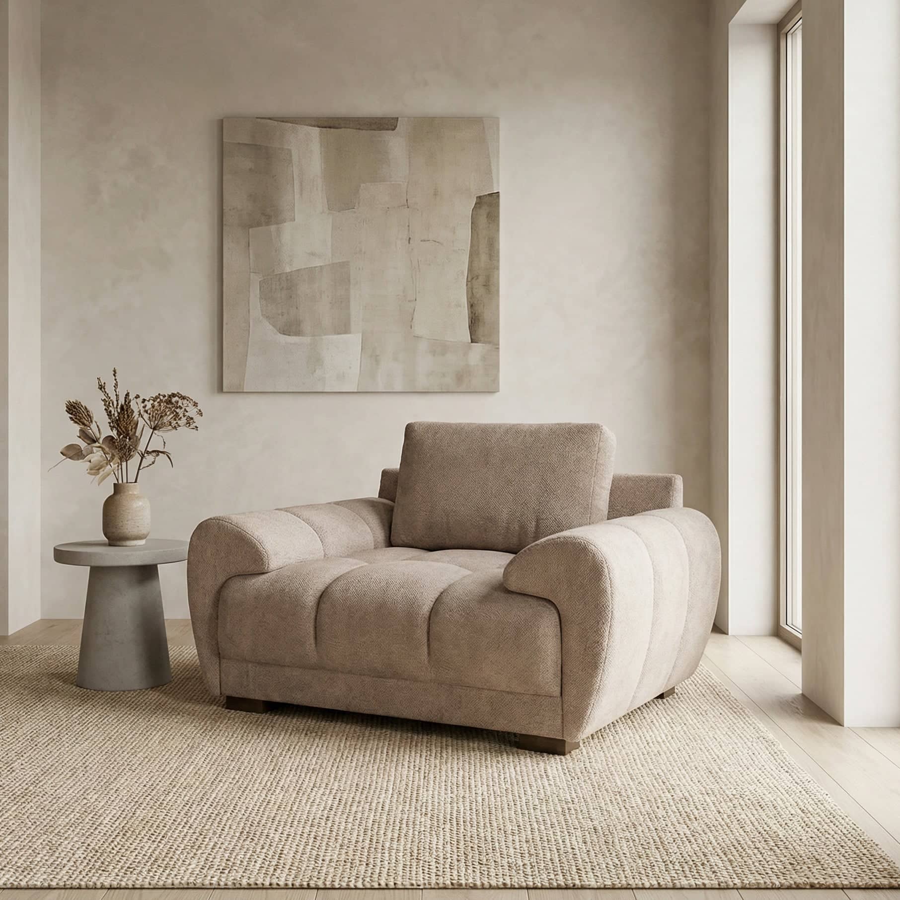 Furniture  -  Baltimore Armchair  - Mocha  -  60450815