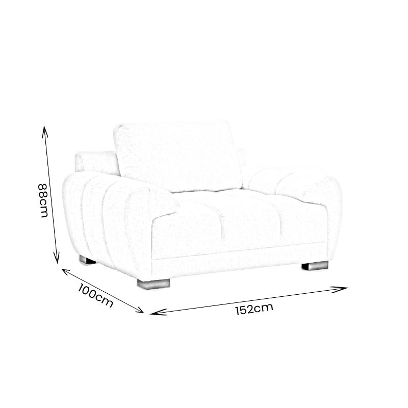 Furniture  -  Baltimore Armchair - Cream  -  60450816