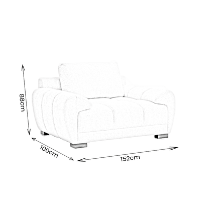 Furniture  -  Baltimore Armchair - Cream  -  60450816