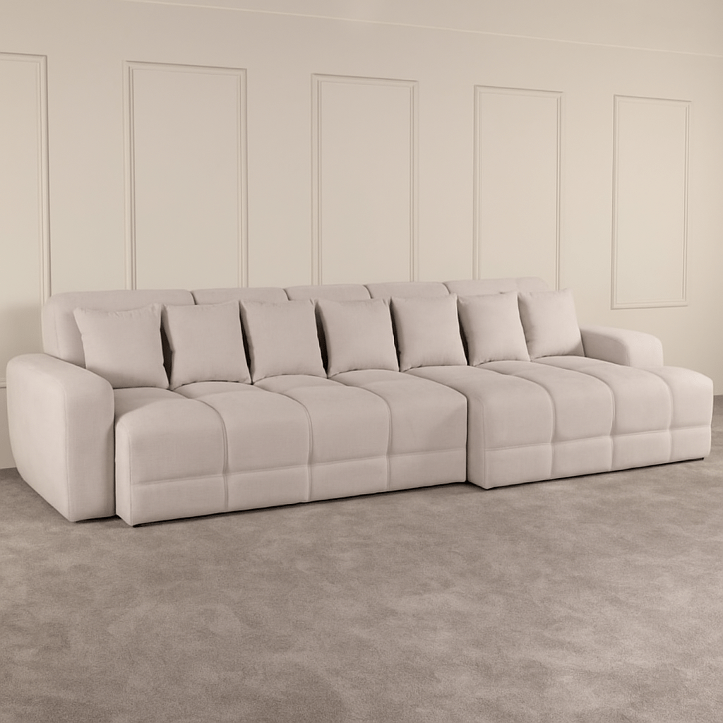 Furniture  -  Maine Right Hand Facing Corner Sofa - Cream  -  60450826