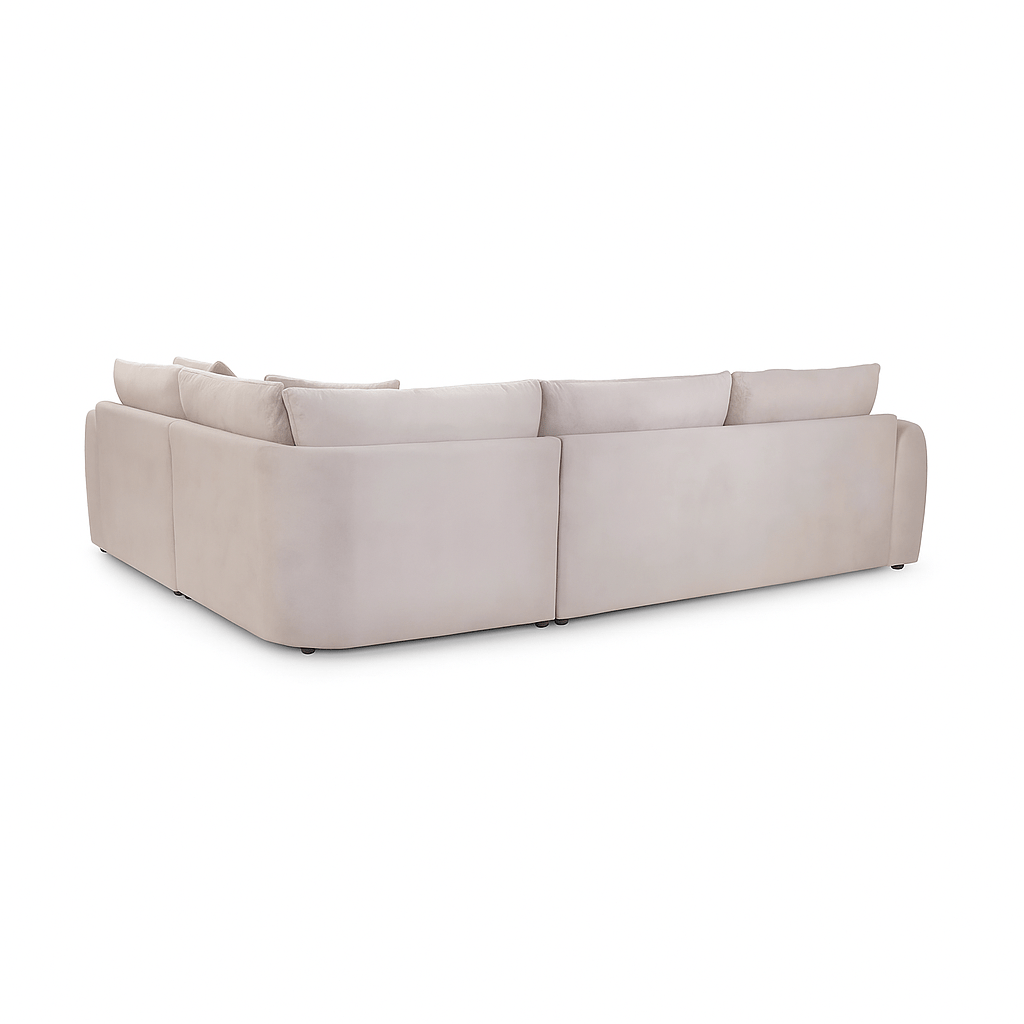 furniture  -  Ohio Right Hand Facing Corner Sofa - Mocha  -  60450827