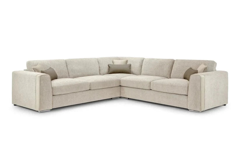 Outlet Sofas  -  Outlet Oregon Large Corner Sofa - Beige  -  60450829