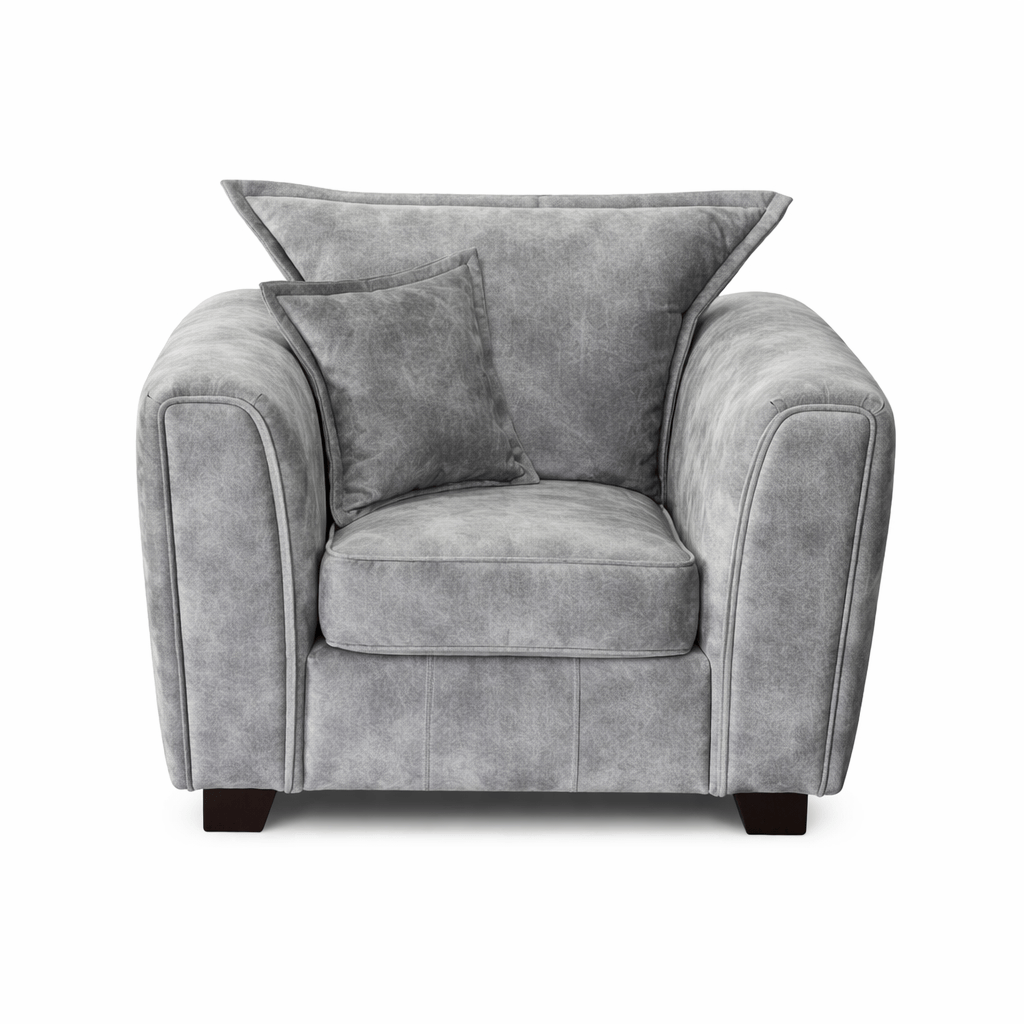 Outlet Sofas  -  Outlet Venus Armchair - Grey  -  60450833