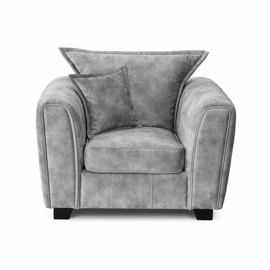 Outlet Sofas  -  Outlet Venus Armchair - Grey  -  60450833