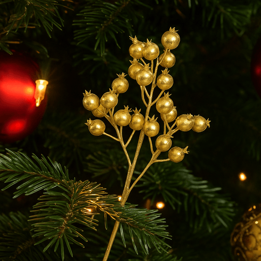 Christmas  -  Champagne Large Berry Spray - 40cm  -  60450841