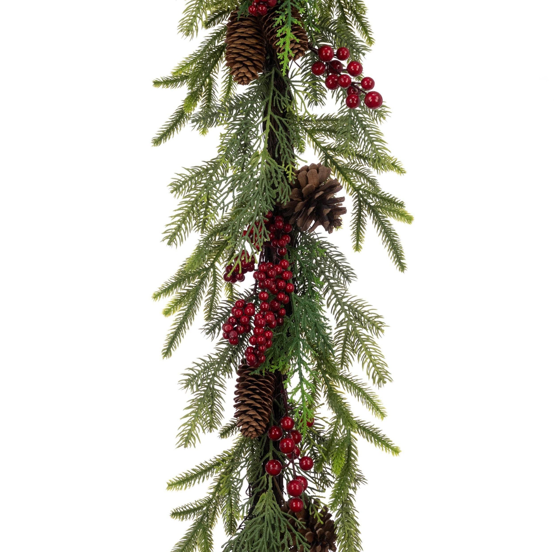 Christmas  -  Red Empingham Berry Garland - 180cm  -  60450846