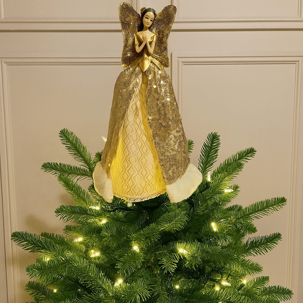 Christmas  -  Champagne Fairy Tree Topper - 28cm  -  60450861