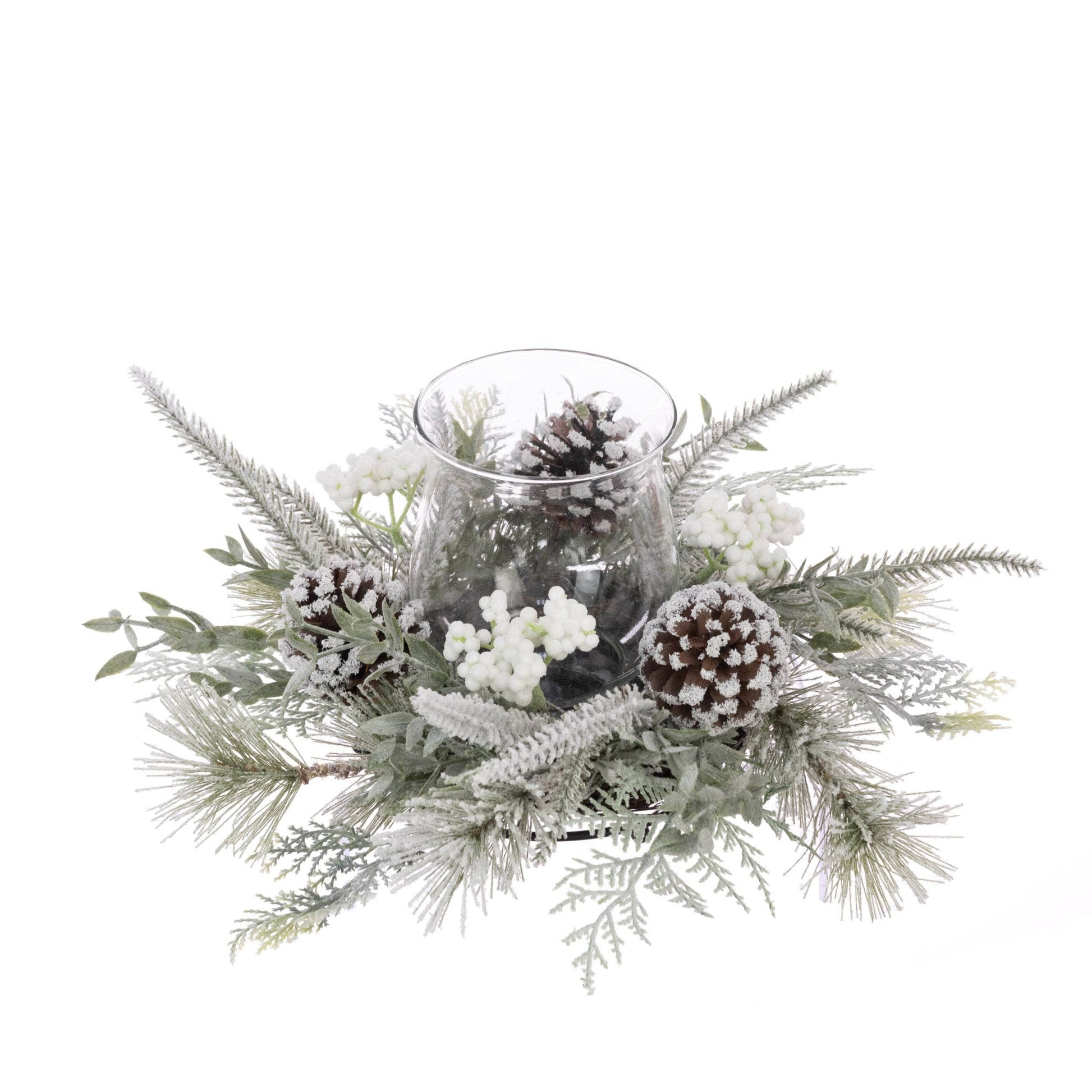 Christmas  -  Snowy Castor Berry Candle Holder  -  60450863