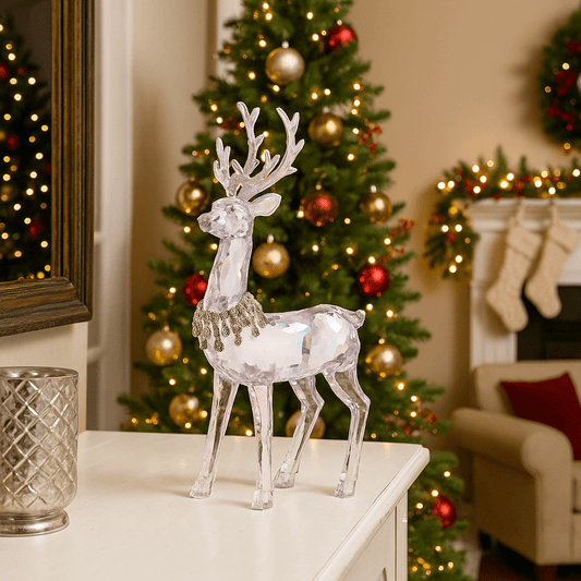 Christmas  -  Reindeer Standing Figure - 34cm  -  60450877
